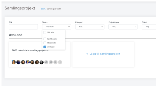 sortera-pa-status-avslutad-samlingsprojekt.PNG